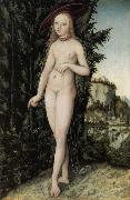 Venus stand landscape Lucas Cranach